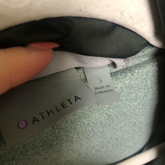 Athleta Green Windbreaker Jacket - Picture 11 of 12